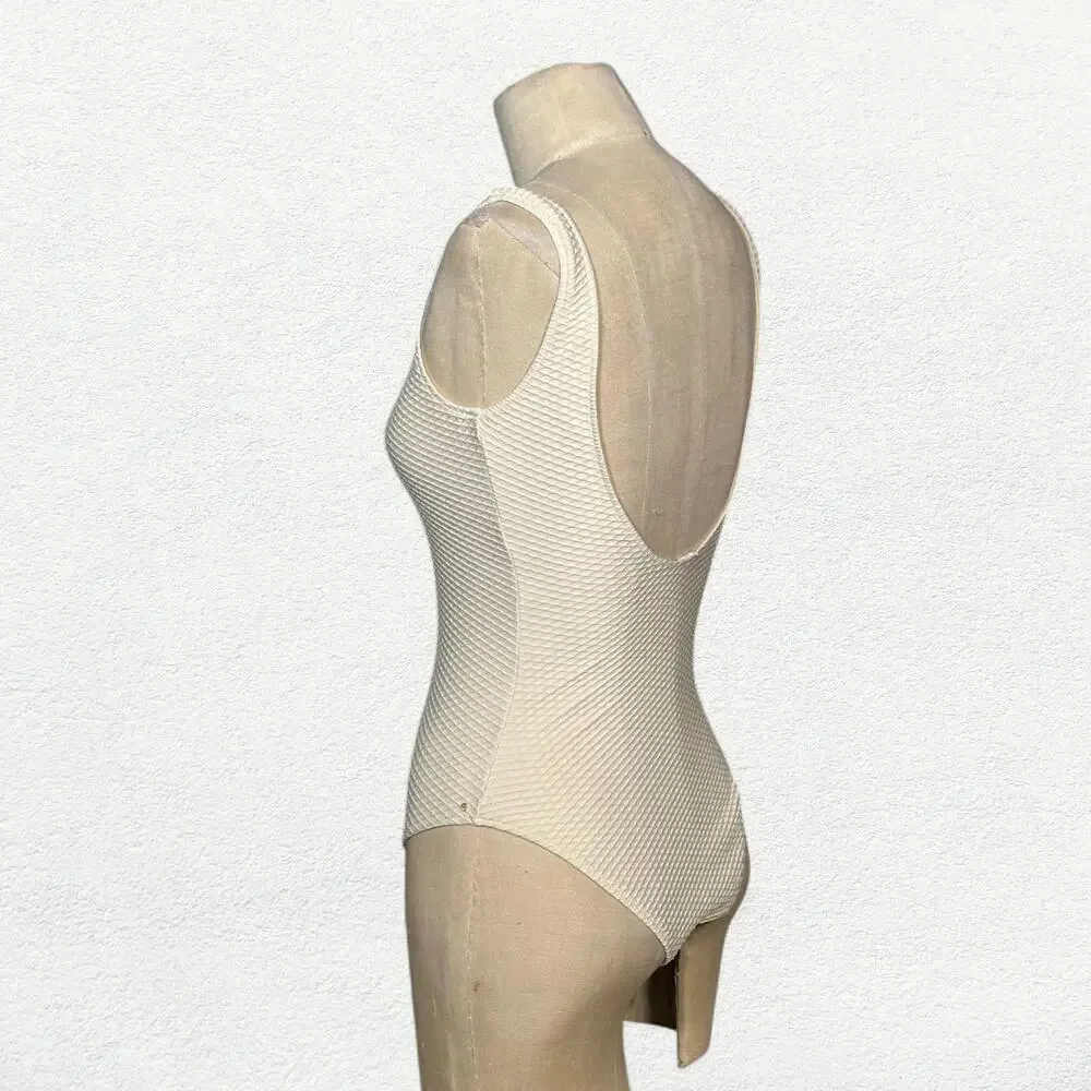 Anine Bing Jace One Piece in Cream